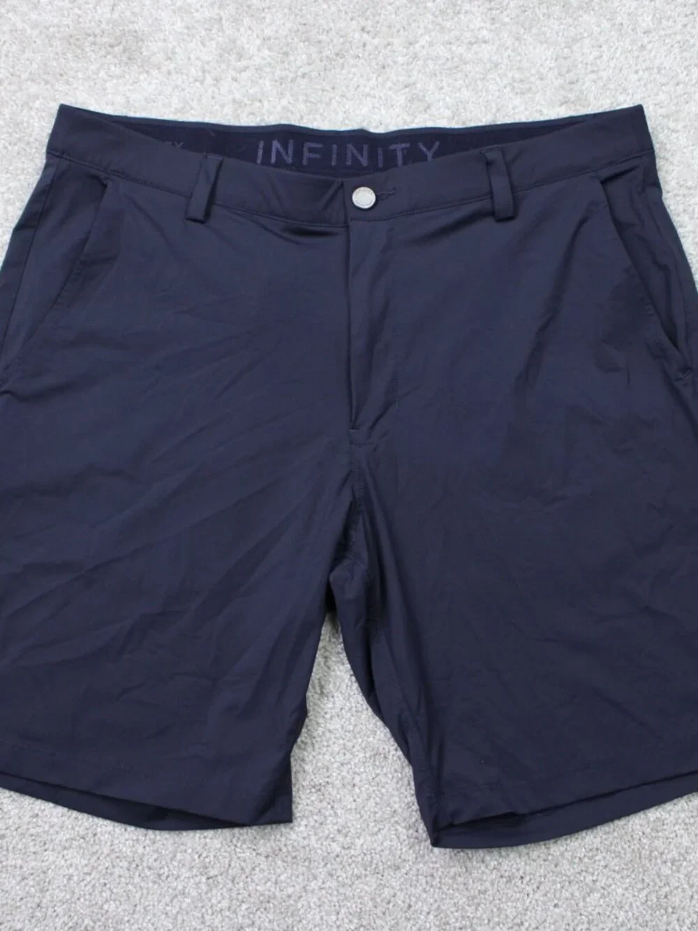 Infinity Linearflex Shorts Mens 34 Blue Performance 9